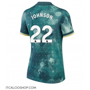 Tottenham Hotspur Brennan Johnson #22 Terza Maglia Femmina 2024-25 Manica Corta
